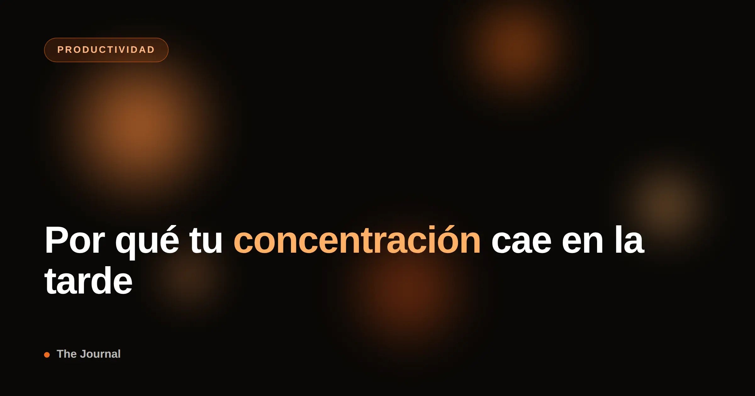 Luz azul y productividad: por qué tu concentración cae en la tarde — Ryva
