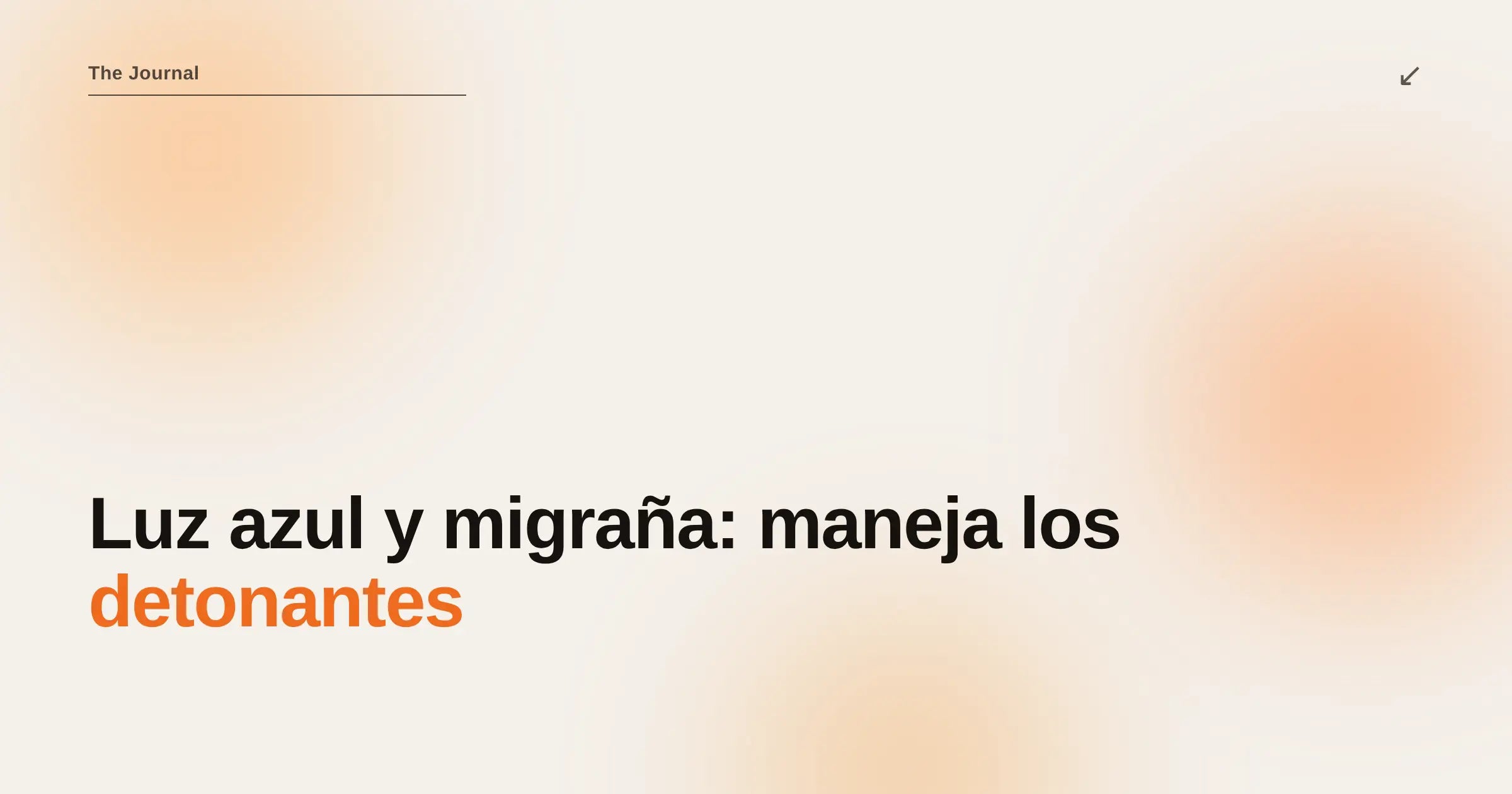 Luz azul y migraña: cómo manejar los detonantes visuales — Ryva