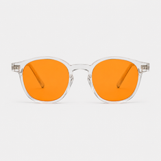 Lentes DRISHTI cristal y naranja de Ryva con filtro de luz azul