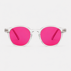 Lentes DRISHTI cristal y rojo vino de Ryva con bloqueo de luz azul y verde