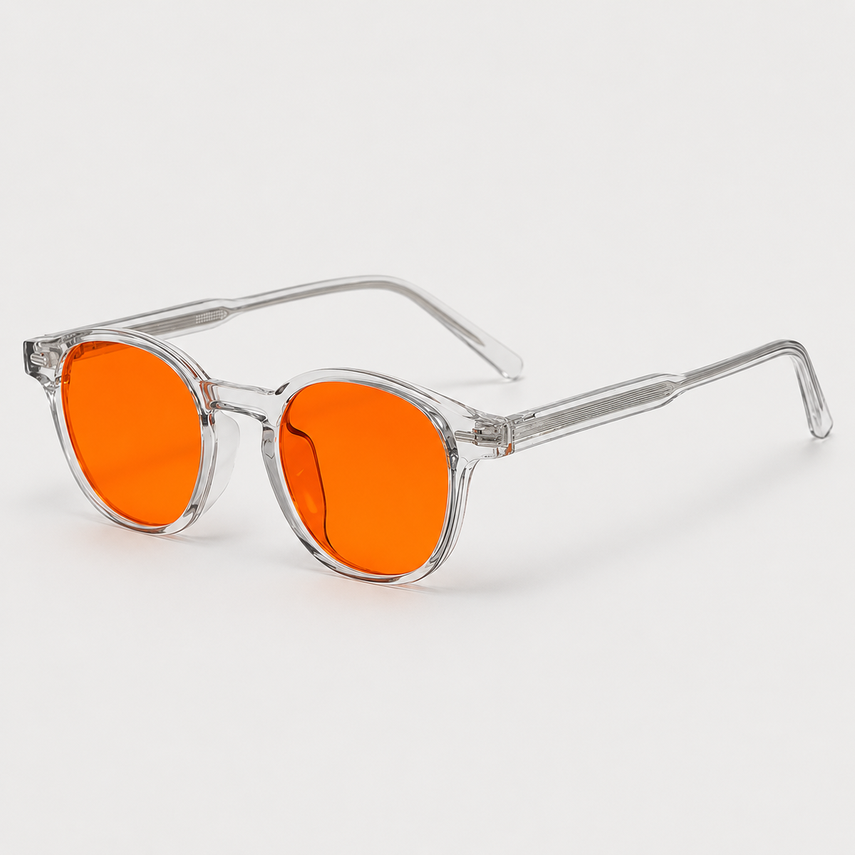 Montura redonda cristal TR90 de los lentes OCASO CRISTAL de Ryva