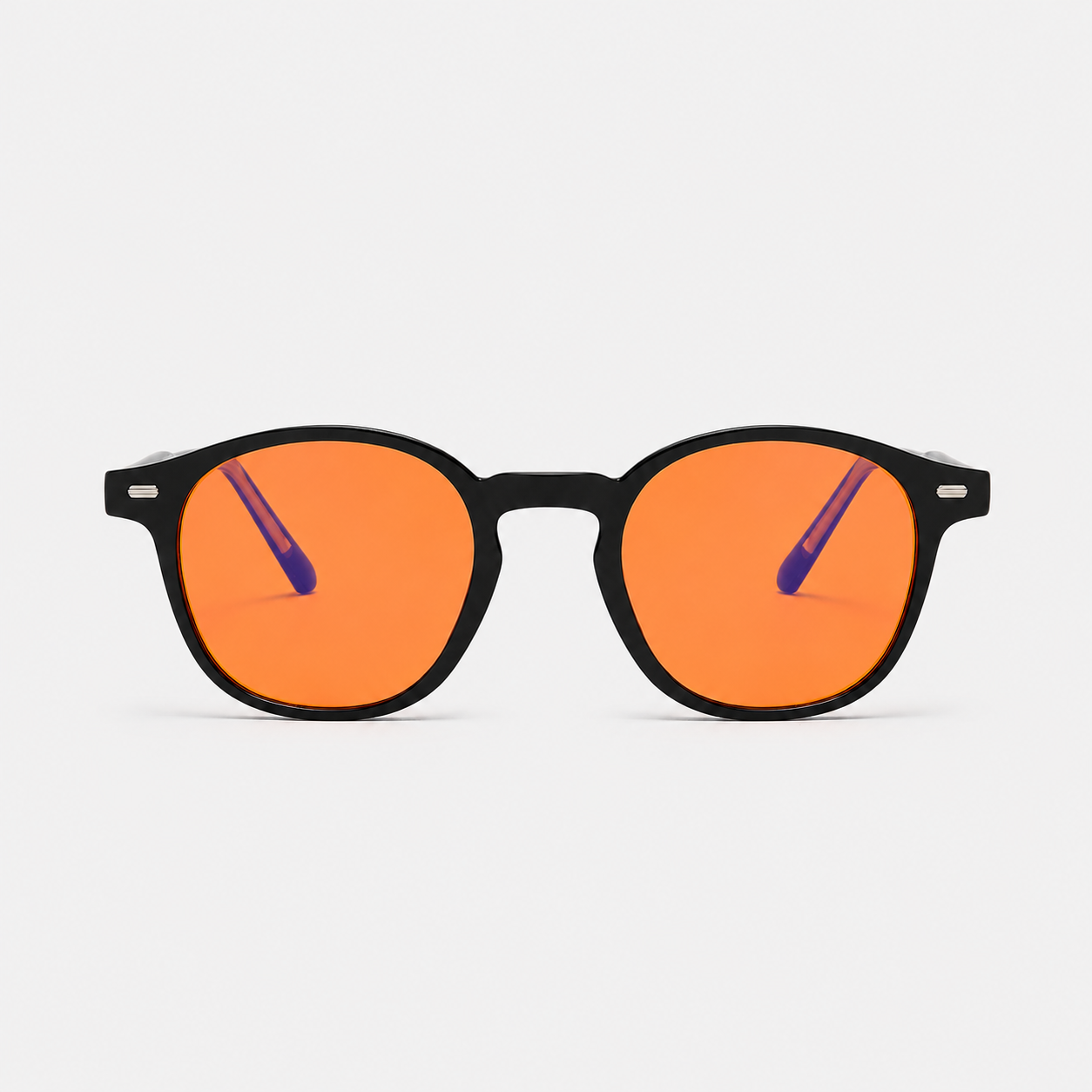 Lentes DRISHTI negro y naranja de Ryva con filtro de luz azul