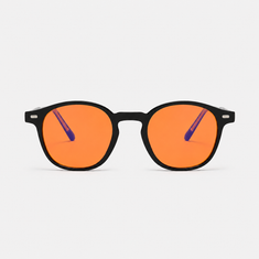 Lentes DRISHTI negro y naranja de Ryva con filtro de luz azul