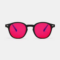 Lentes DRISHTI negro y rojo vino de Ryva con bloqueo de luz azul y verde